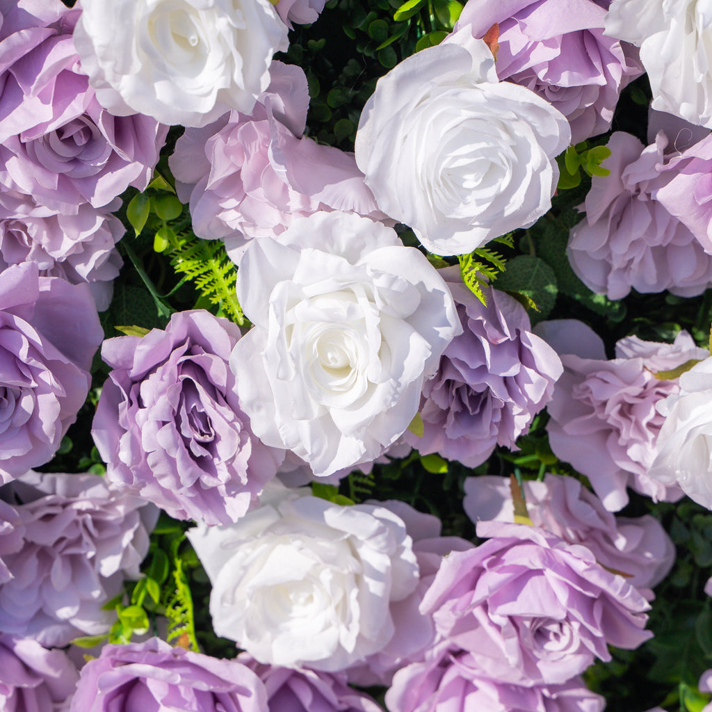 Calista | Luxury 3D Lilac & Cream Event-Ready Silk Floral Wall Backdrop for Dreamy Weddings & Bridal Showers | Shipping Included