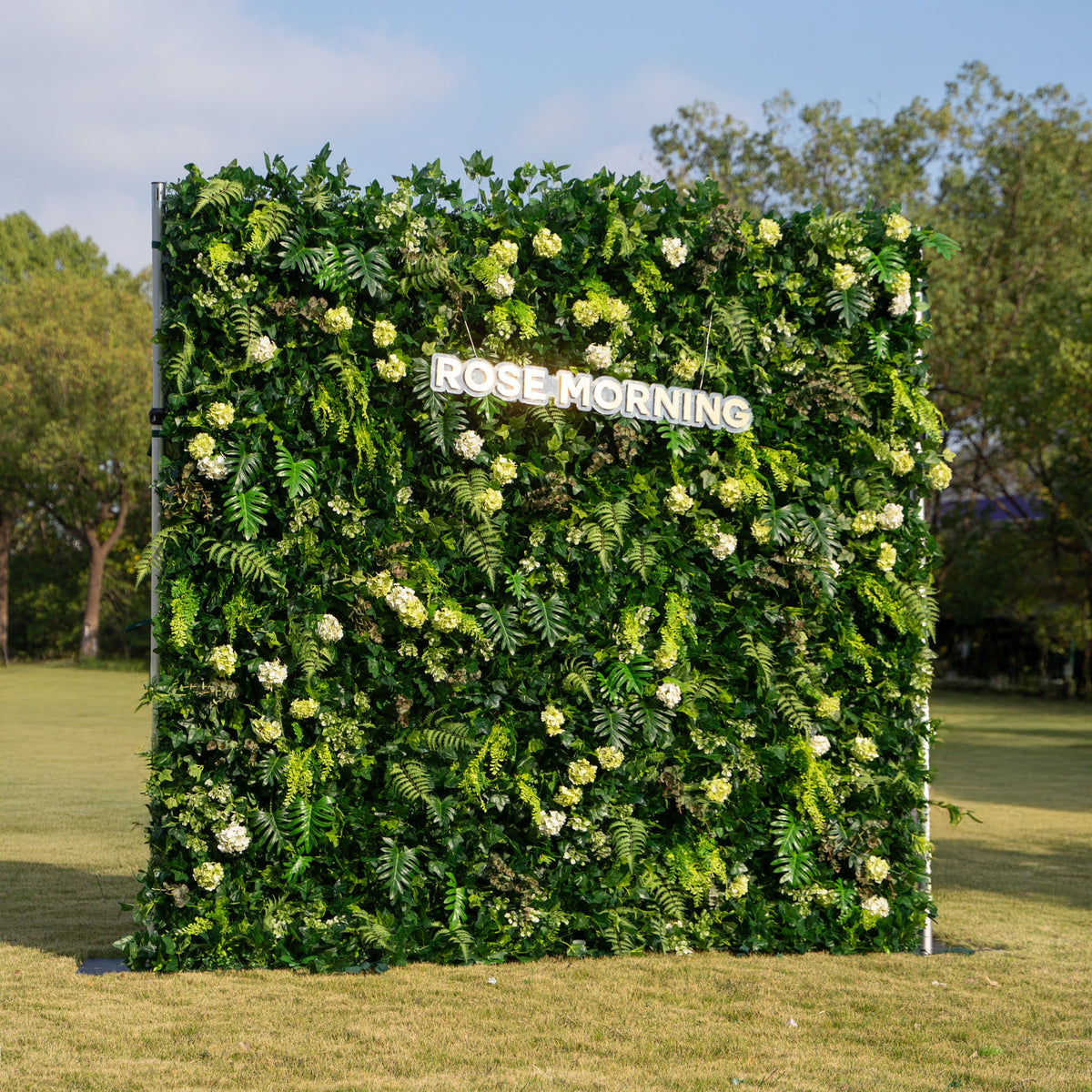 Candor | 5D Event-Ready Artificial Floral Wall Backdrop, Roll-Up Fabric | Shipping Included