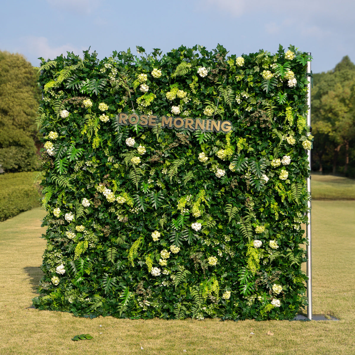 Candor | 5D Event-Ready Artificial Floral Wall Backdrop, Roll-Up Fabric | Shipping Included