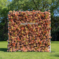 Cappuccino - Autumn Fall | 5D Fabric Flower Wall Backdrop for Wedding Birthday Party Event Decoration | Shipping Included