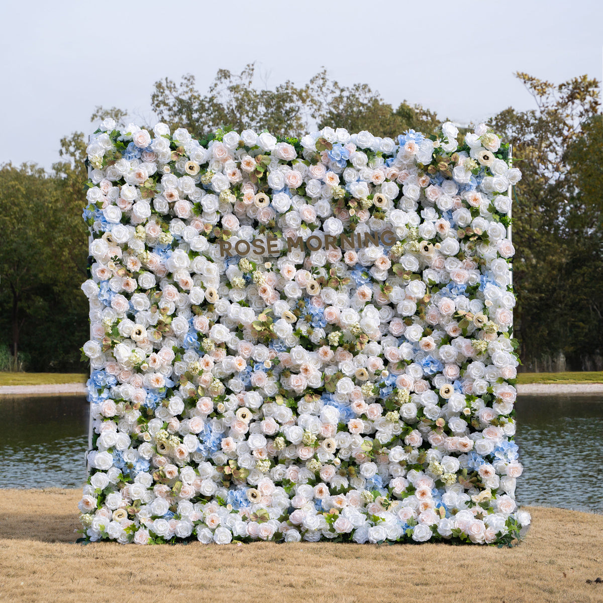 Carla | 5D Event-Ready Artificial Floral Wall Backdrop, Roll-Up Fabric | Shipping Included