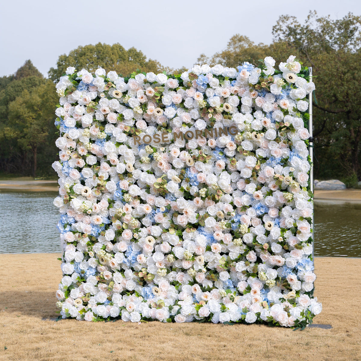 Carla | 5D Event-Ready Artificial Floral Wall Backdrop, Roll-Up Fabric | Shipping Included