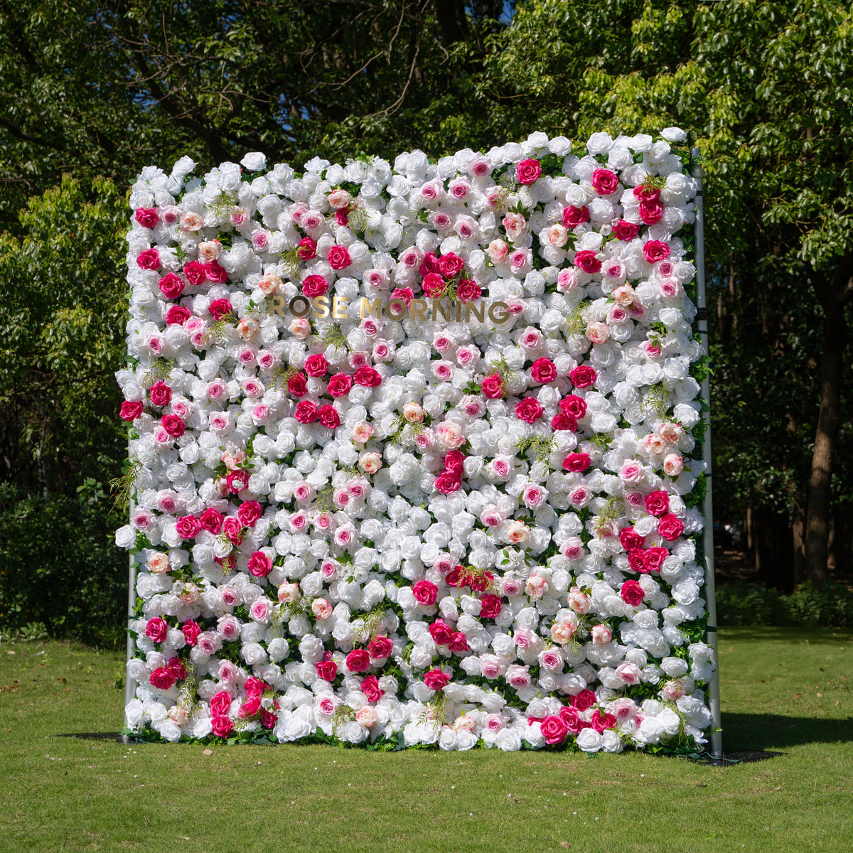 Carrie | 3D Event-Ready Artificial Floral Wall Backdrop, Roll-Up Fabric | Shipping Included