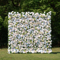 Carter | 4D Event-Ready Artificial Floral Wall Backdrop, Zip-Up Fabric 8ft*8ft | Shipping Included