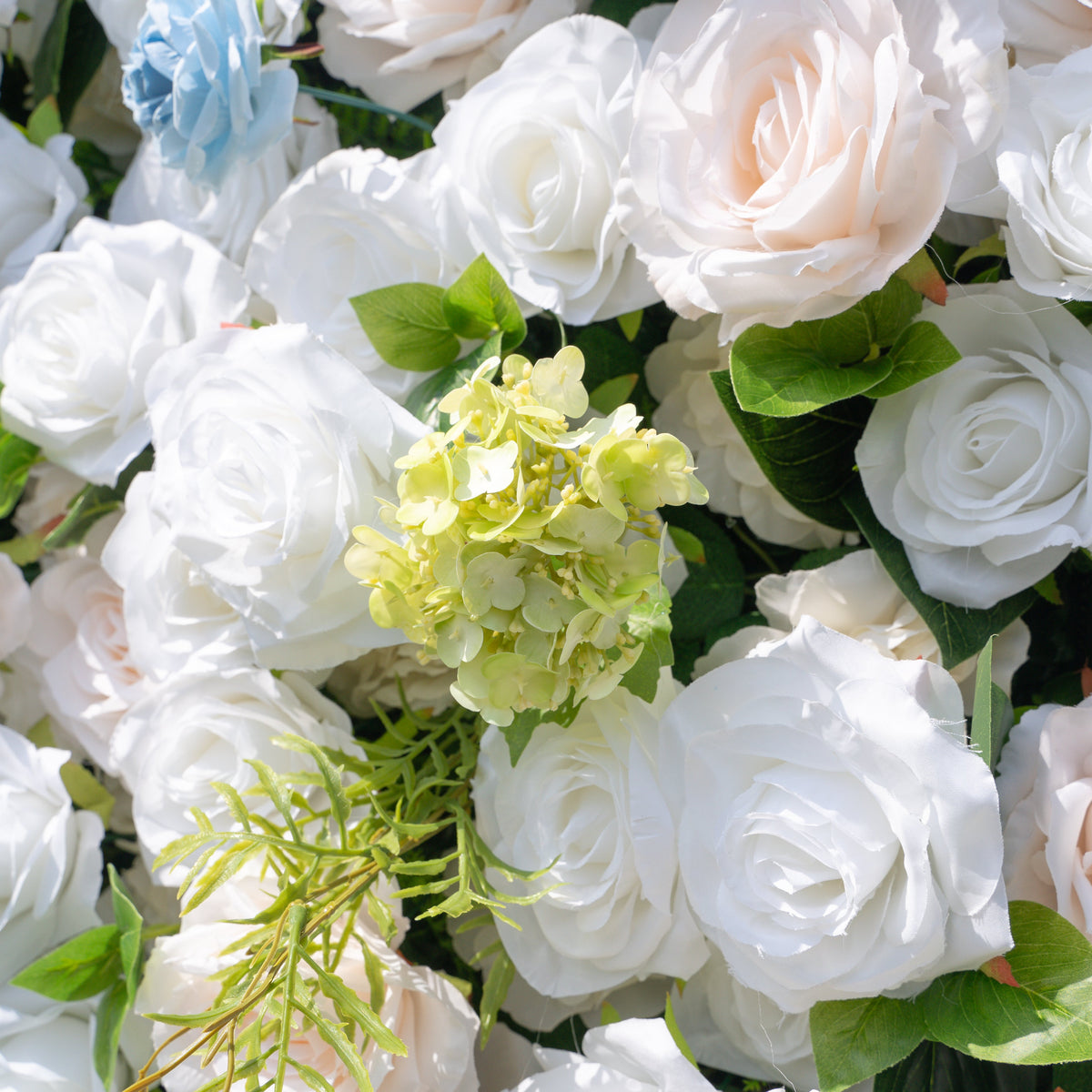 Carter | 4D Event-Ready Artificial Floral Wall Backdrop, Zip-Up Fabric 8ft*8ft | Shipping Included