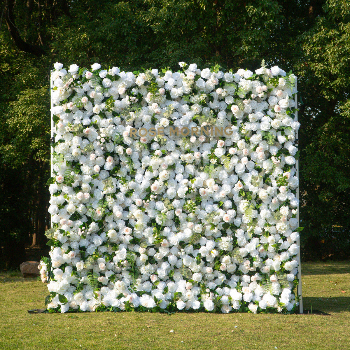 Cherish | 5D Event-Ready Artificial Floral Wall Backdrop, Roll-Up Fabric | Shipping Included