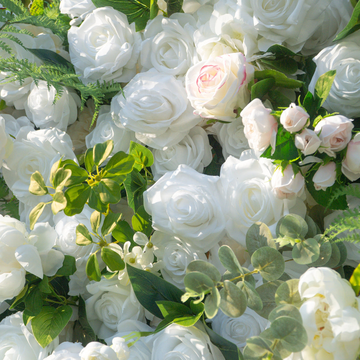 Cherish | 5D Event-Ready Artificial Floral Wall Backdrop, Roll-Up Fabric | Shipping Included