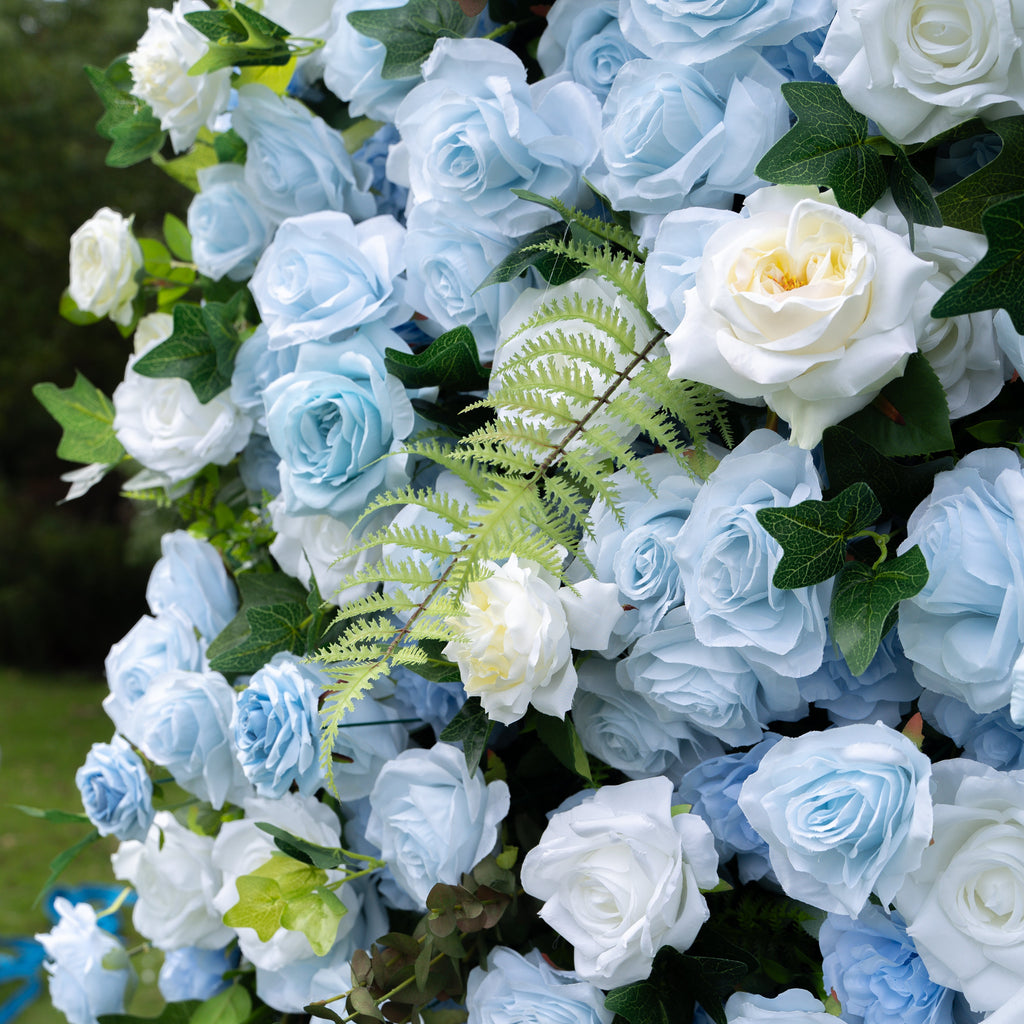 Cheska | 5D Event-Ready Artificial Floral Wall Backdrop, Roll-Up Fabric | Shipping Included