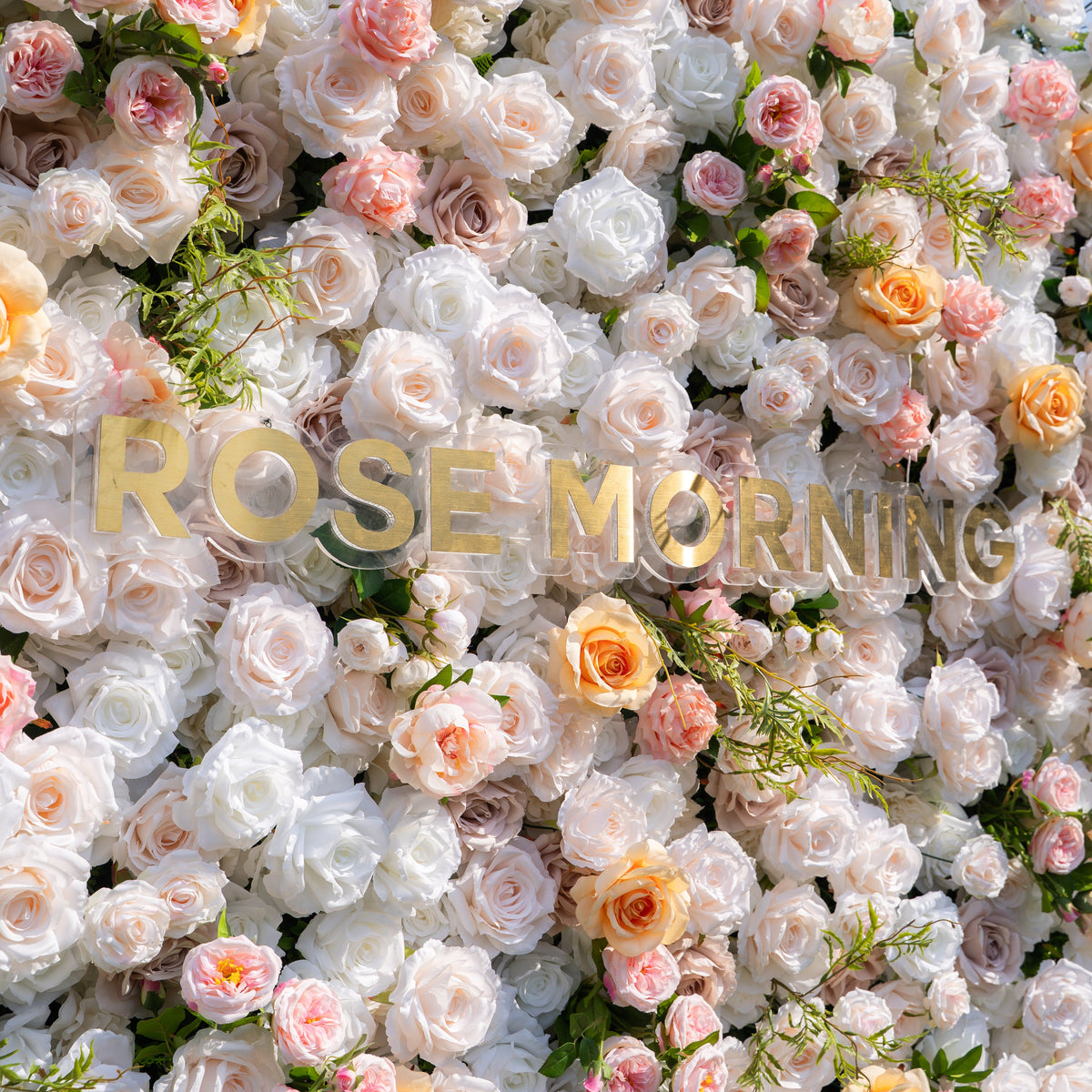 Corissa | 5D Event-Ready Artificial Floral Wall Backdrop, Zip-Up Fabric 8ft*8ft | Shipping Included