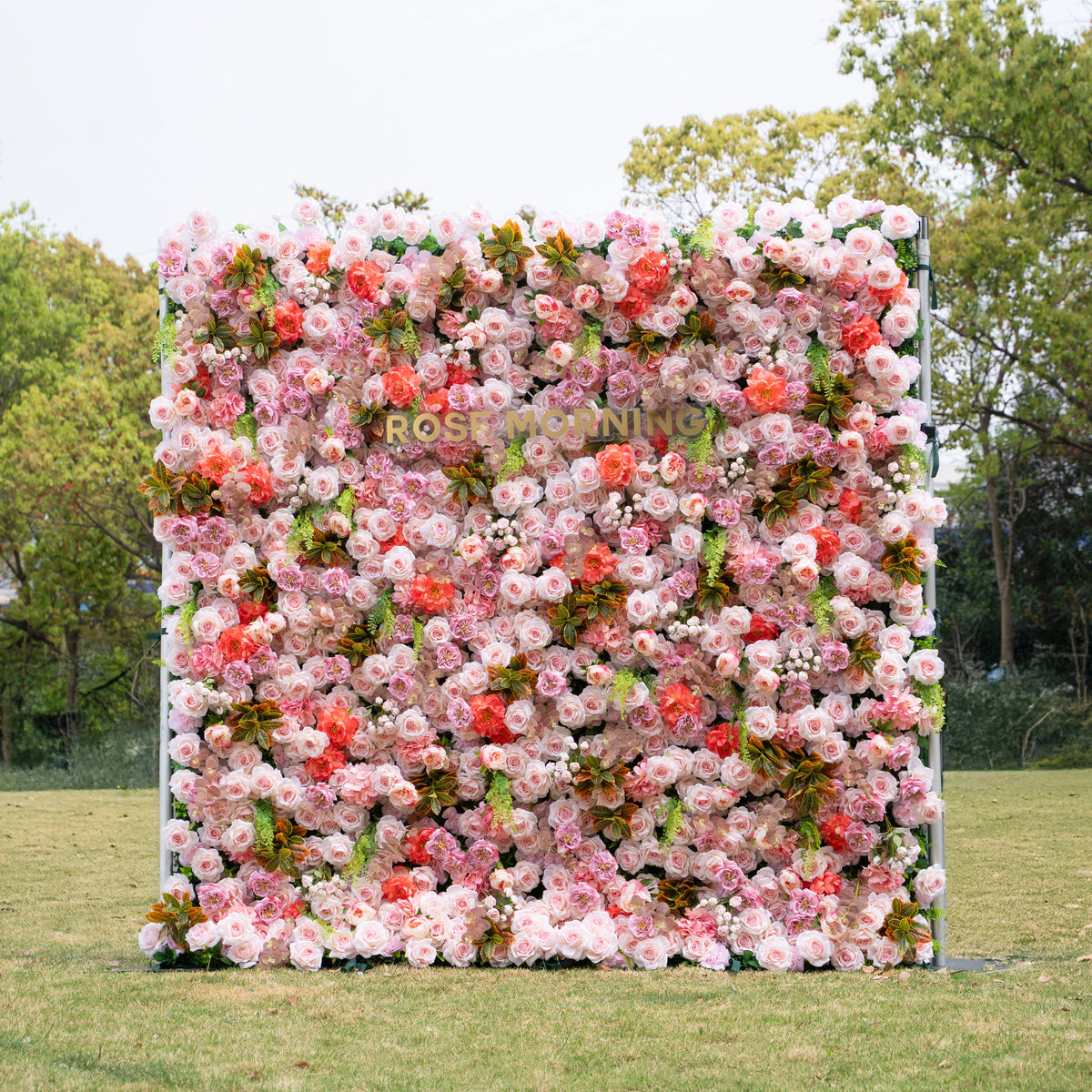 Daniela | 5D Event-Ready Artificial Floral Wall Backdrop, Roll-Up Fabric | Shipping Included