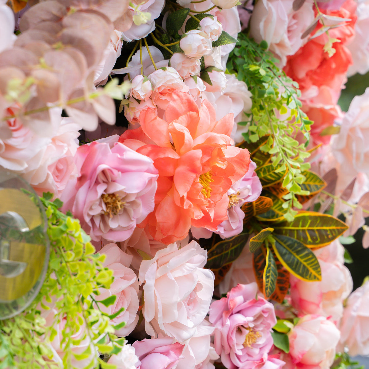 Daniela | 5D Event-Ready Artificial Floral Wall Backdrop, Roll-Up Fabric | Shipping Included