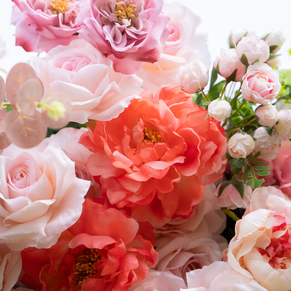 Daniela | 5D Event-Ready Artificial Floral Wall Backdrop, Roll-Up Fabric | Shipping Included