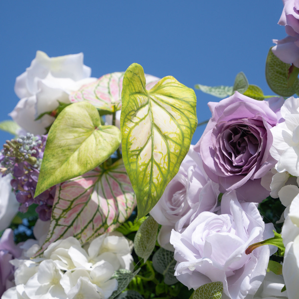 Danielle | 5D Event-Ready Artificial Floral Wall Backdrop, Roll-Up Fabric | Shipping Included