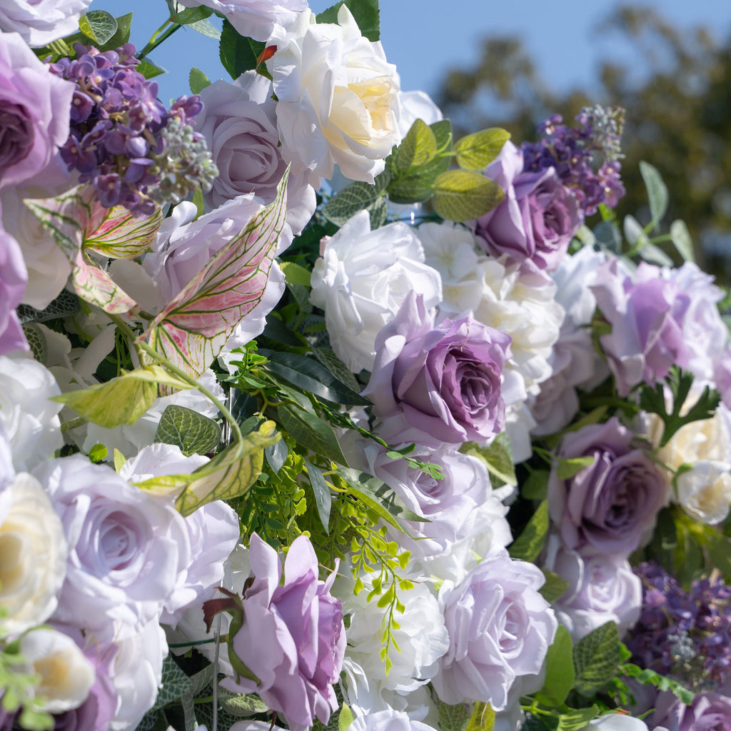 Danielle | 5D Event-Ready Artificial Floral Wall Backdrop, Roll-Up Fabric | Shipping Included