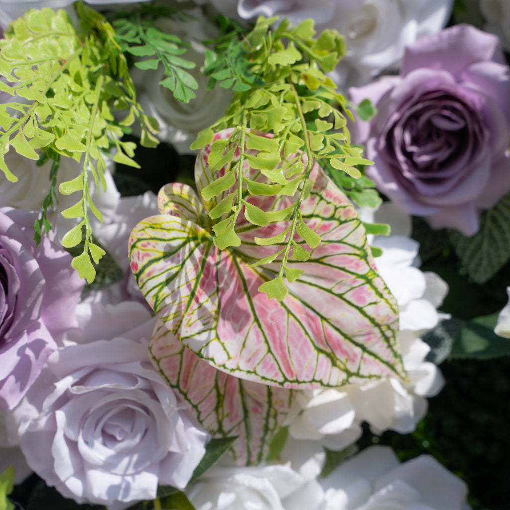Danielle | 5D Event-Ready Artificial Floral Wall Backdrop, Roll-Up Fabric | Shipping Included