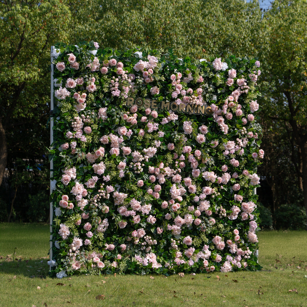 Darling | 5D Event-Ready Artificial Floral Wall Backdrop, Roll-Up Fabric | Shipping Included