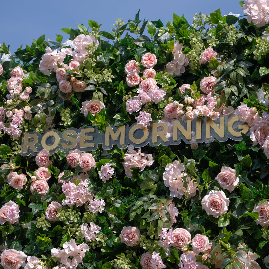 Darling | 5D Event-Ready Artificial Floral Wall Backdrop, Roll-Up Fabric | Shipping Included