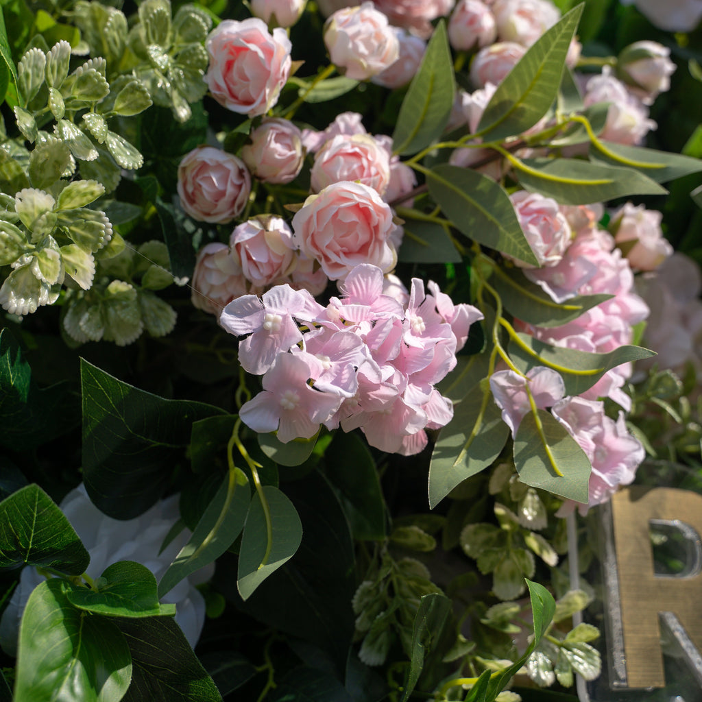 Darling | 5D Event-Ready Artificial Floral Wall Backdrop, Roll-Up Fabric | Shipping Included