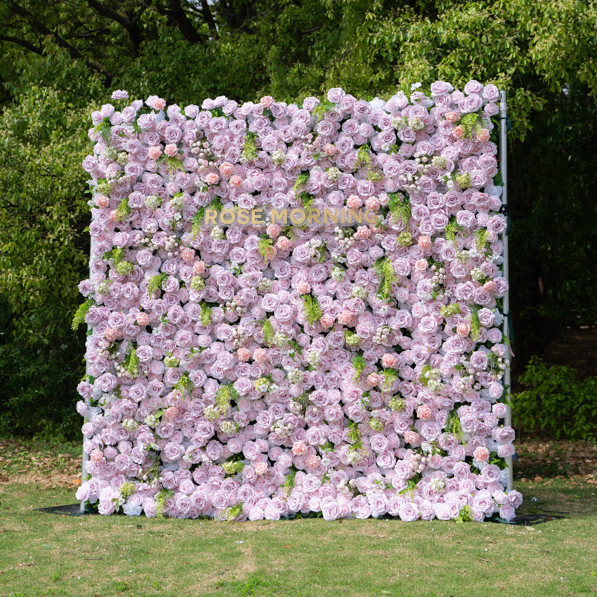 Debra | 5D Event-Ready Artificial Floral Wall Backdrop, Roll-Up Fabric | Shipping Included