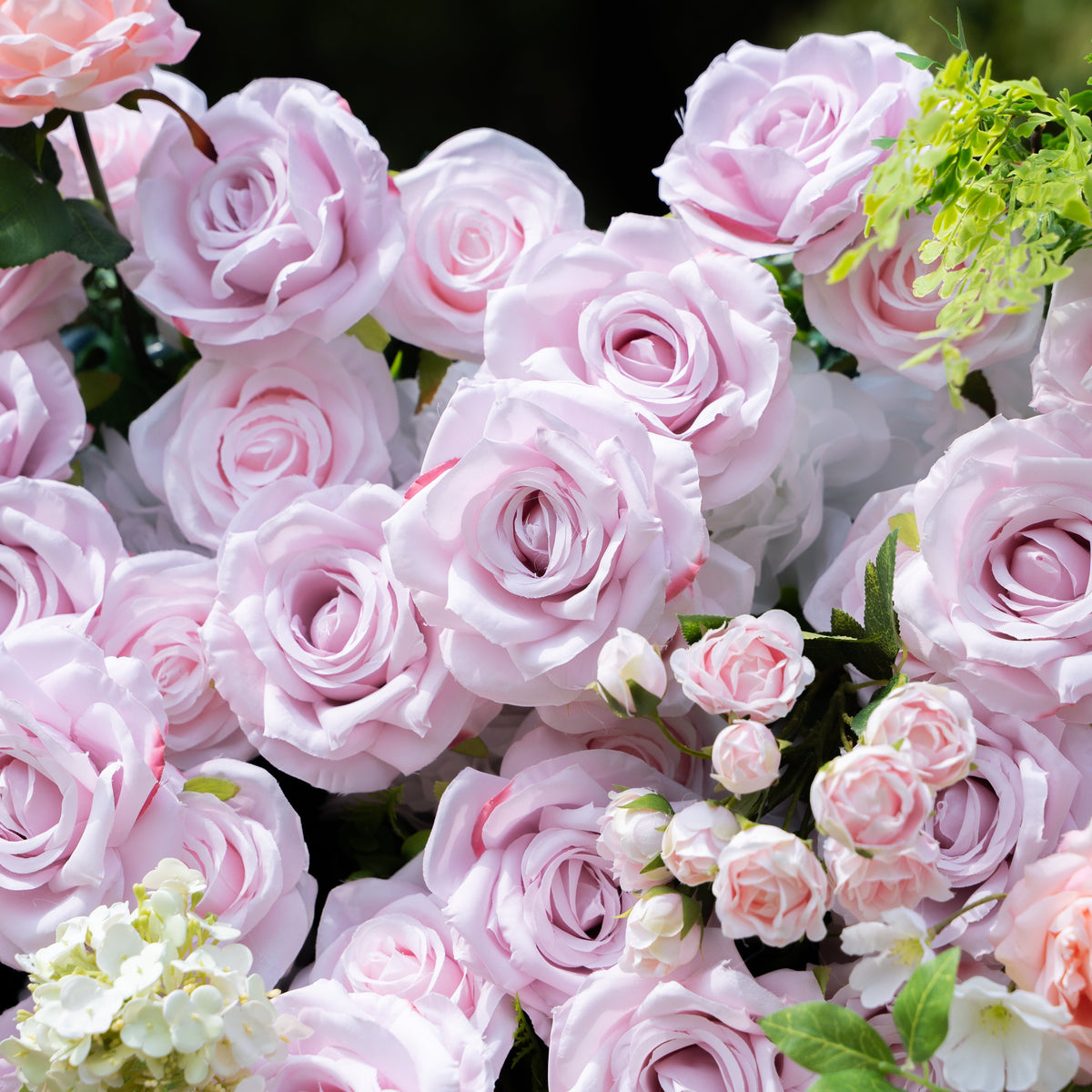 Debra | 5D Event-Ready Artificial Floral Wall Backdrop, Roll-Up Fabric | Shipping Included