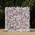 Ebony | 5D Event-Ready Artificial Floral Wall Backdrop, Roll-Up Fabric | Shipping Included