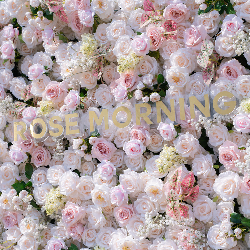 Ebony | 5D Event-Ready Artificial Floral Wall Backdrop, Roll-Up Fabric | Shipping Included