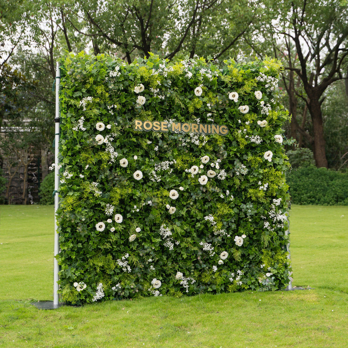 Eloise 2025 | 5D Event-Ready Artificial Floral Wall Backdrop, Roll-Up Fabric | Shipping Included