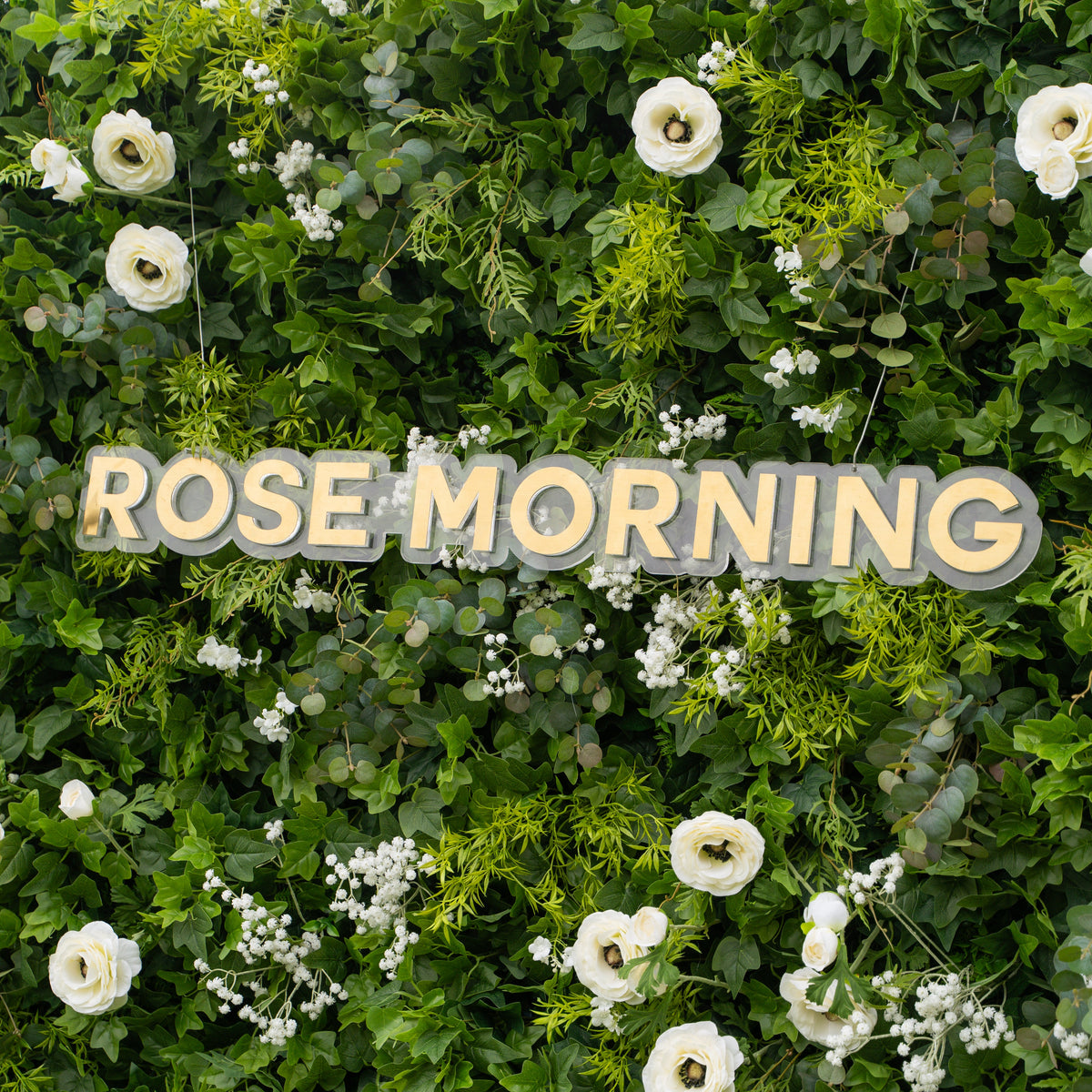 Eloise 2025 | 5D Event-Ready Artificial Floral Wall Backdrop, Roll-Up Fabric | Shipping Included