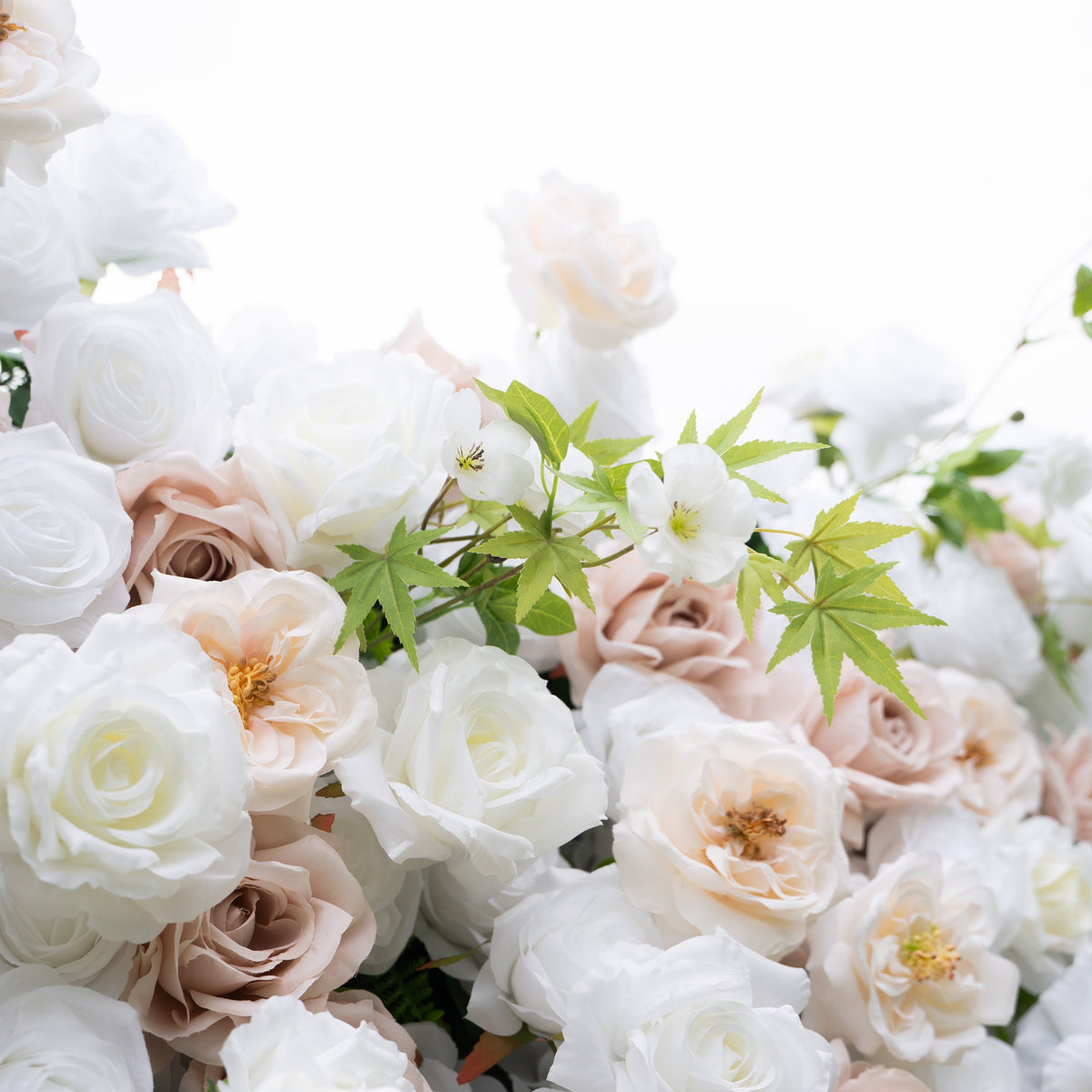 Ema - Autumn Fall | 5D Fabric Zip Up Flower Wall 8ft x 8ft for Wedding Party Backdrop | Shipping Included