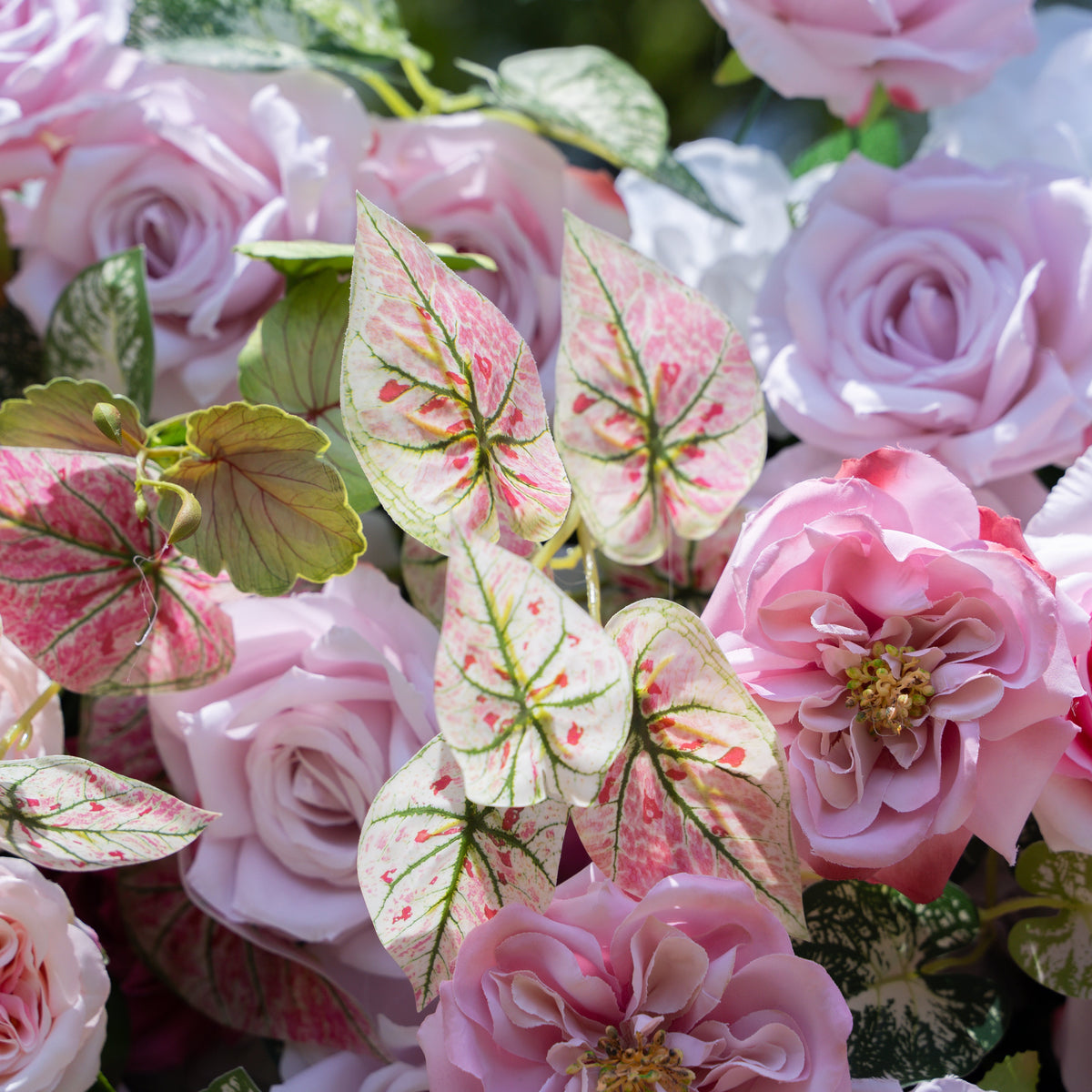 Eugenia | 5D Event-Ready Artificial Floral Wall Backdrop, Zip-Up Fabric 8ft*8ft | Shipping Included