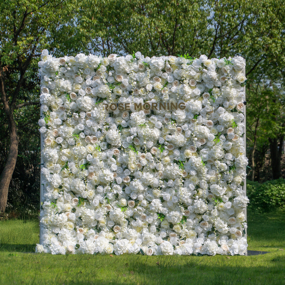 Eve 2025 | 5D Event-Ready Artificial Floral Wall Backdrop, Roll-Up Fabric | Shipping Included