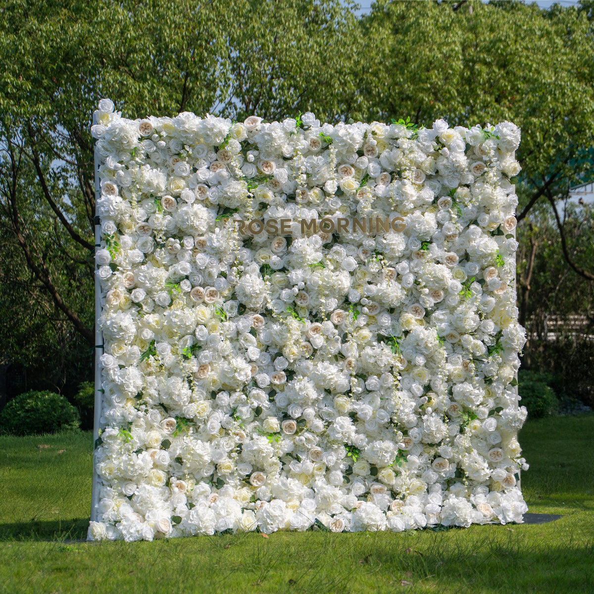 Eve 2025 | 5D Event-Ready Artificial Floral Wall Backdrop, Roll-Up Fabric | Shipping Included