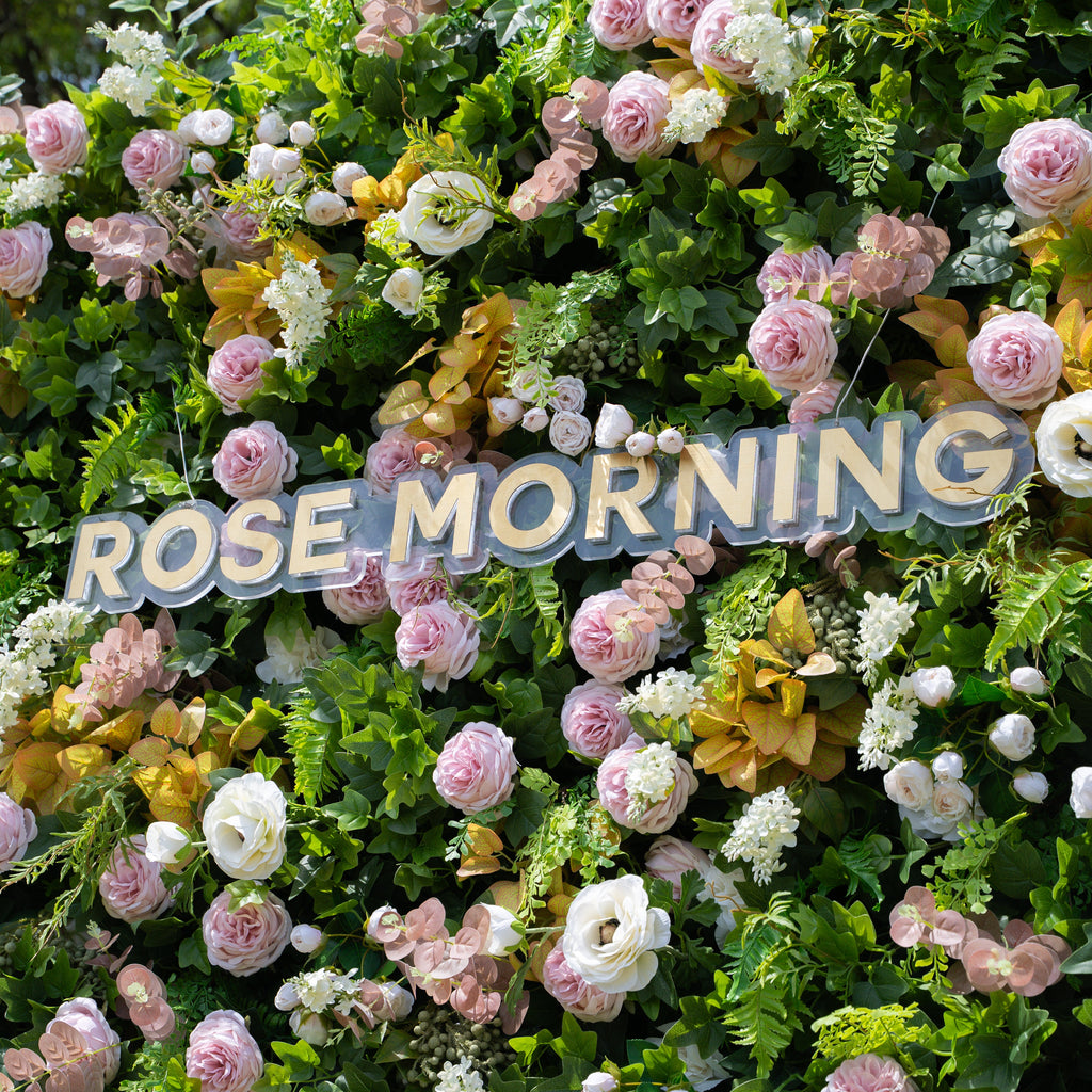 Fabrizia | 5D Event-Ready Artificial Floral Wall Backdrop, Roll-Up Fabric | Shipping Included