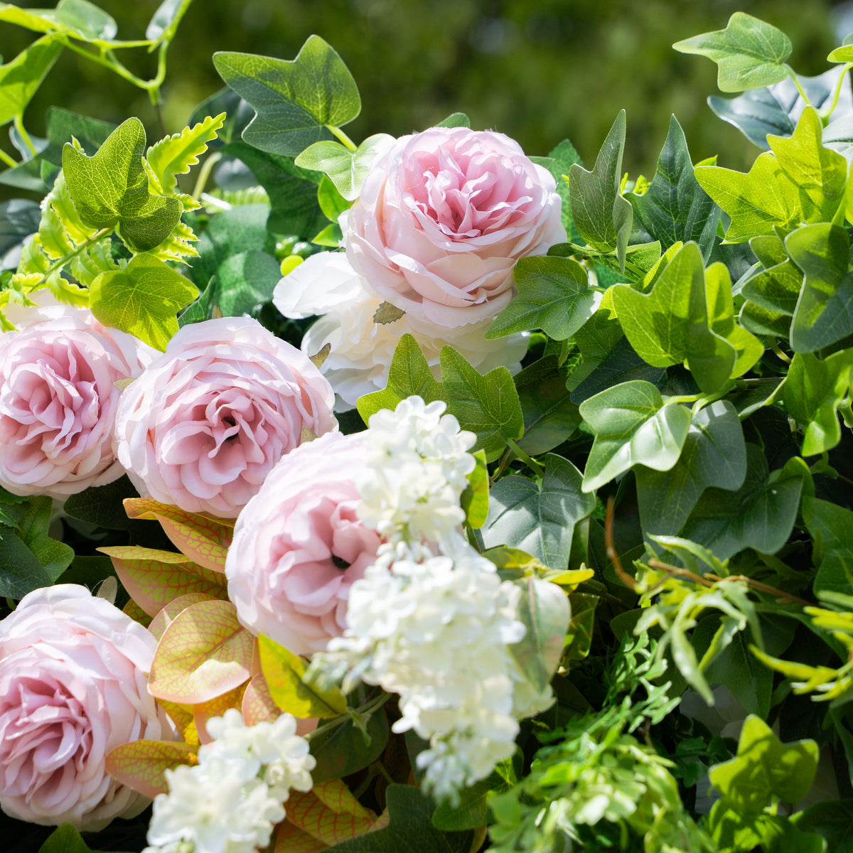 Fabrizia | 5D Event-Ready Artificial Floral Wall Backdrop, Roll-Up Fabric | Shipping Included