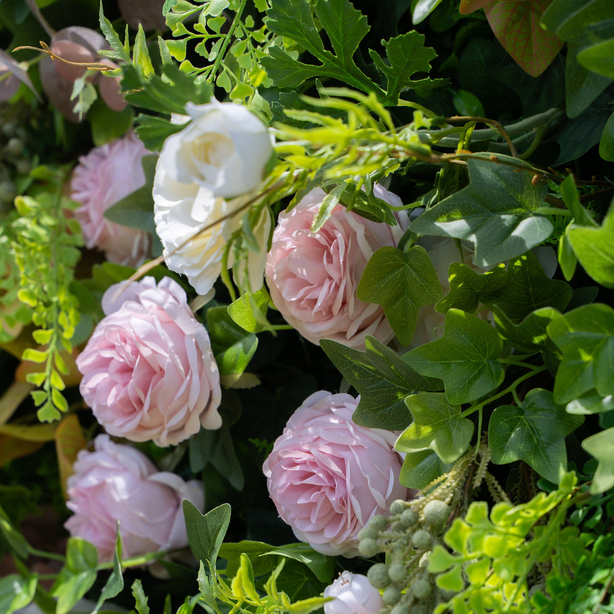 Fabrizia | 5D Event-Ready Artificial Floral Wall Backdrop, Roll-Up Fabric | Shipping Included
