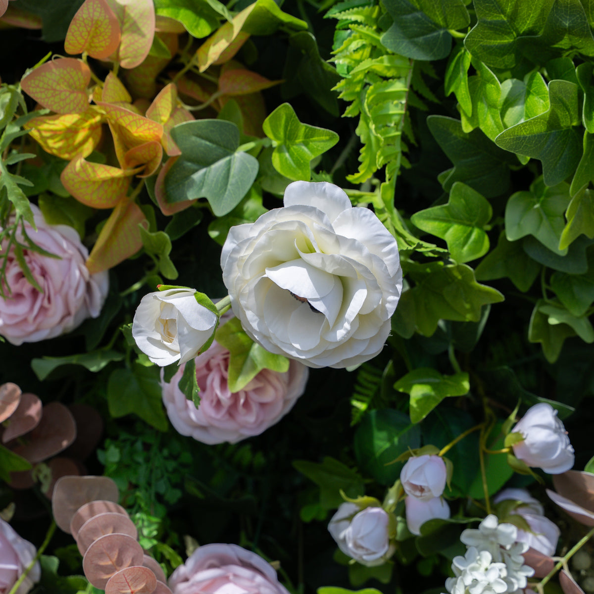 Fabrizia | 5D Event-Ready Artificial Floral Wall Backdrop, Roll-Up Fabric | Shipping Included