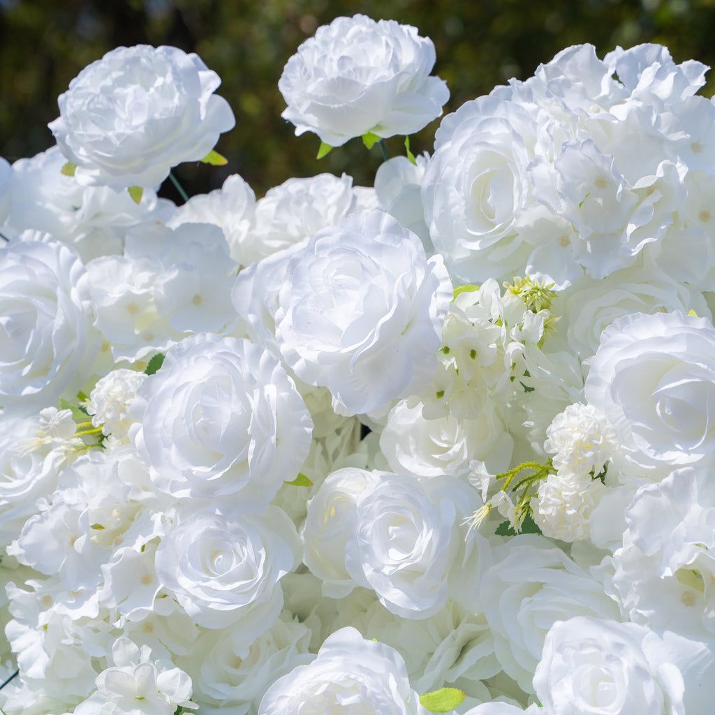 Felicity | 5D Event-Ready Artificial Floral Wall Backdrop, Roll-Up Fabric | Shipping Included