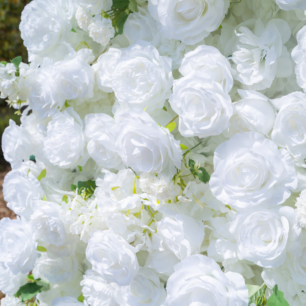 Felicity | 5D Event-Ready Artificial Floral Wall Backdrop, Roll-Up Fabric | Shipping Included