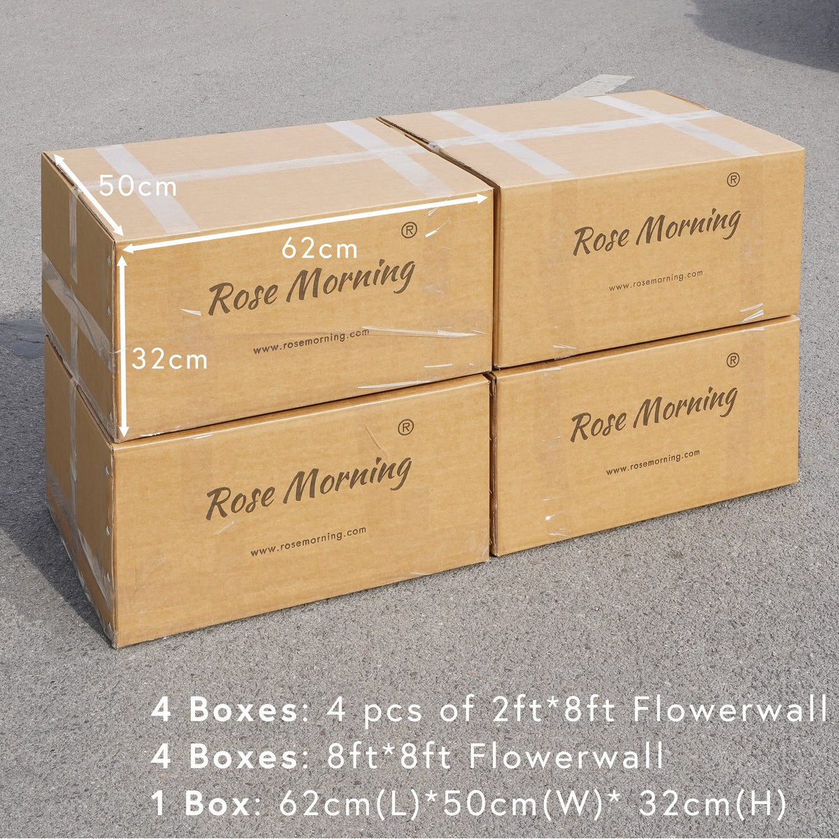 Briar:5D Fabric Artificial Flower Wall Rolling Up Curtain Flower Wall 8ft*8ft -R054 Rose Morning