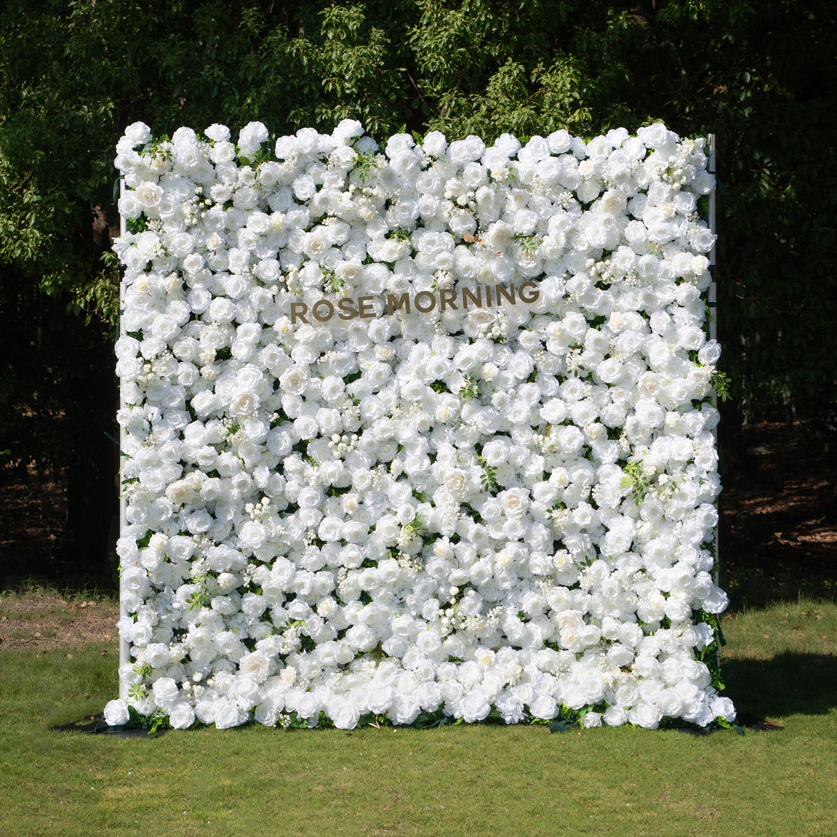 Friday - White Popular | 5D Fabric Roll Up Flower Wall for Wedding Party Event Backdrop | Shipping Included