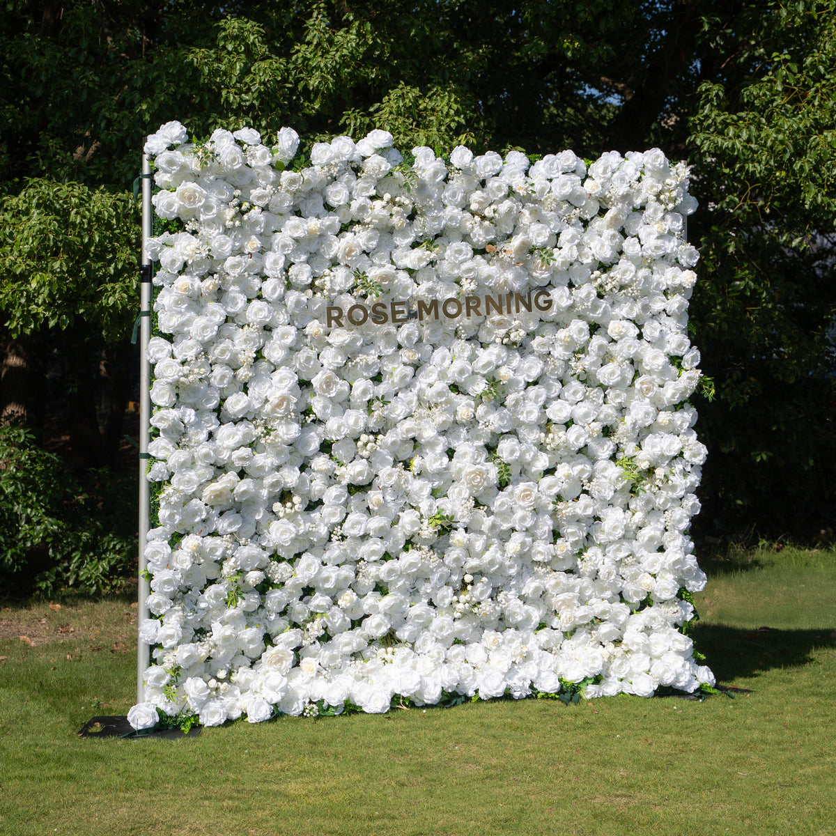 Friday - White Popular | 5D Fabric Roll Up Flower Wall for Wedding Party Event Backdrop | Shipping Included