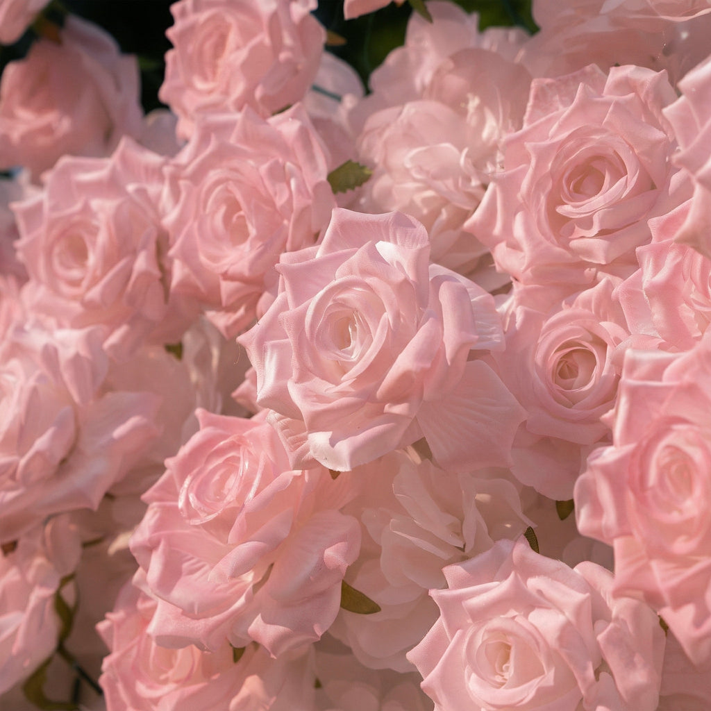 Hadas | 2026 New Launch Sun-Activated Color-Changing Rose Flower Wall Backdrop (8×8) — One Wall, Two Looks: White Indoors → Blush Pink in Sunlight | Shipping Included