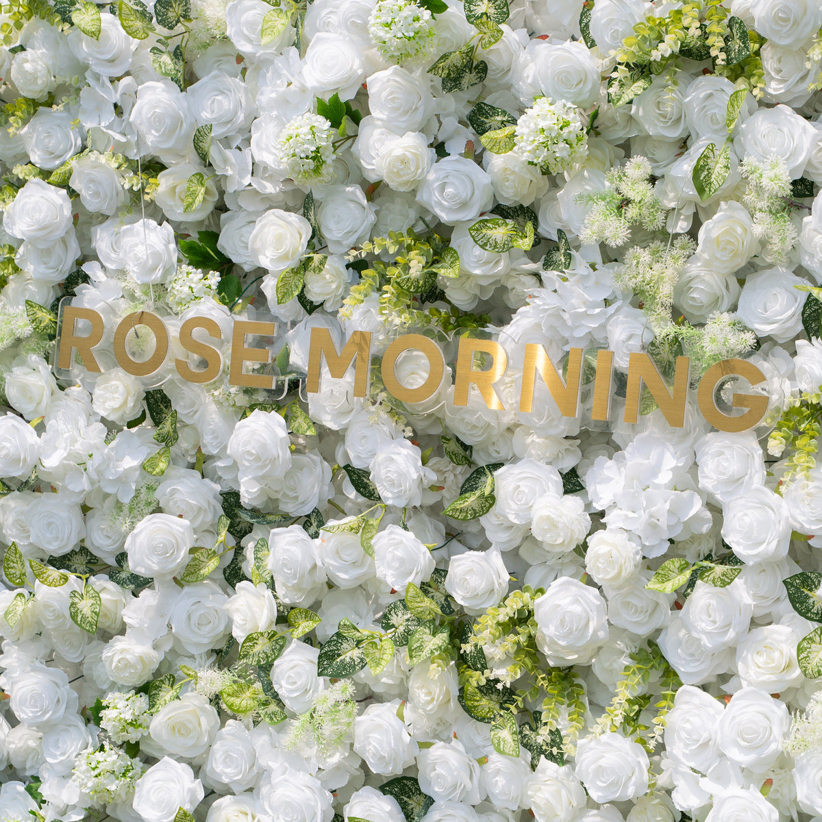 Icing | 3D Event-Ready Artificial Floral Wall Backdrop, Roll-Up Fabric | Shipping Included