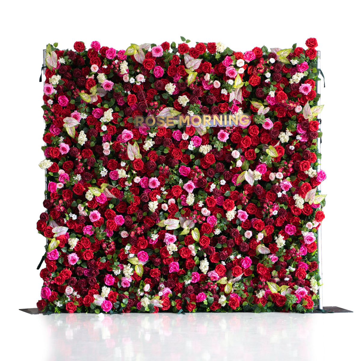 Jody | 5D Event-Ready Artificial Floral Wall Backdrop, Roll-Up Fabric | Shipping Included