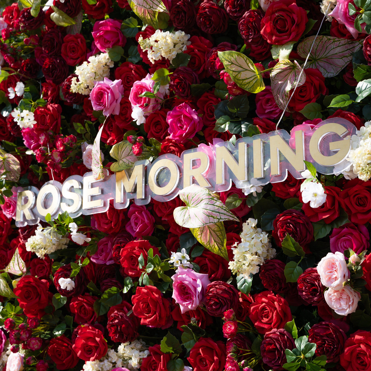 Jody | 5D Event-Ready Artificial Floral Wall Backdrop, Roll-Up Fabric | Shipping Included