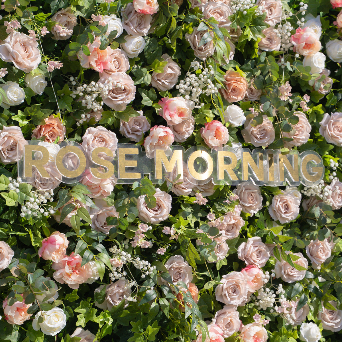Joel | 5D Event-Ready Artificial Floral Wall Backdrop, Roll-Up Fabric (Ready to ship) | Shipping Included