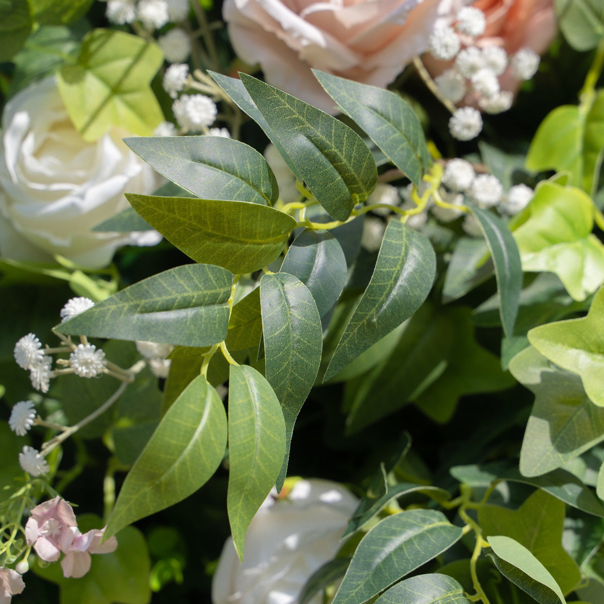 Joel | 5D Event-Ready Artificial Floral Wall Backdrop, Roll-Up Fabric | Shipping Included
