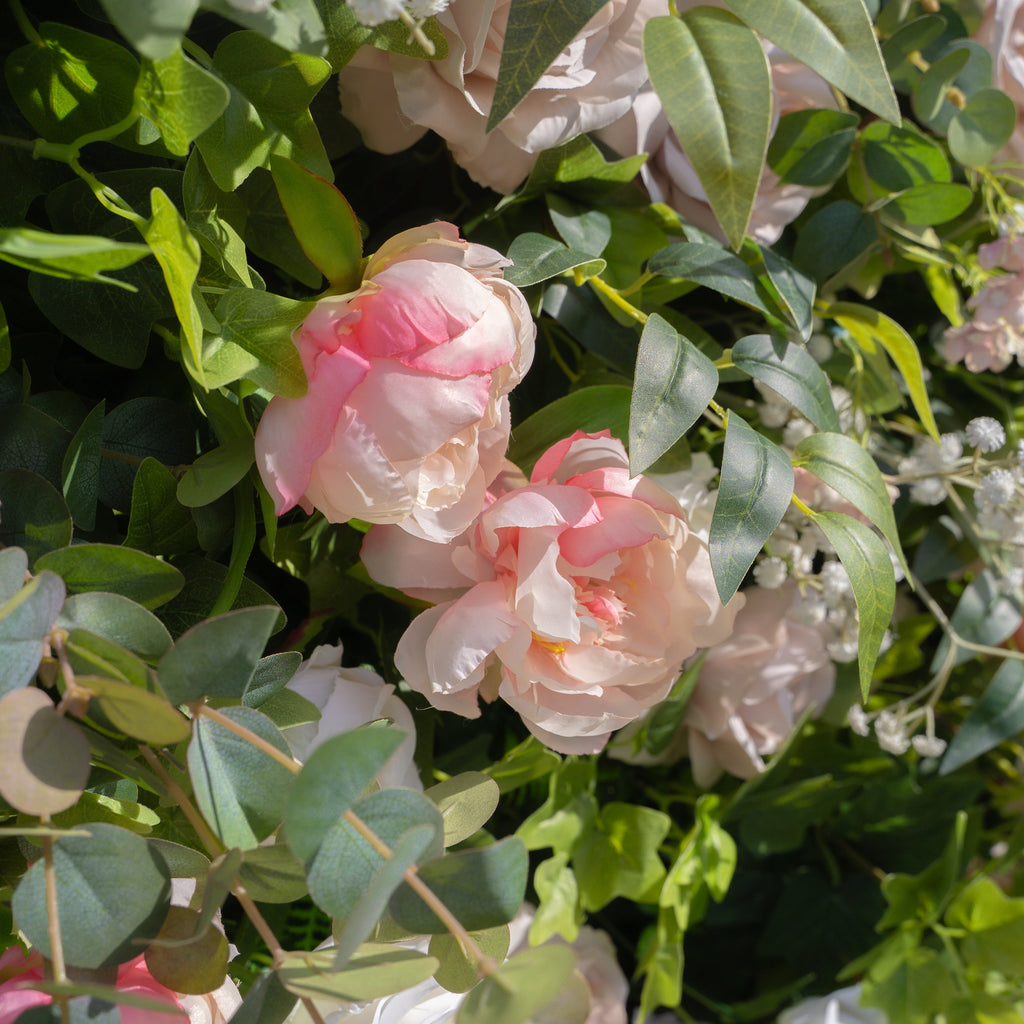 Joel | 5D Event-Ready Artificial Floral Wall Backdrop, Roll-Up Fabric | Shipping Included