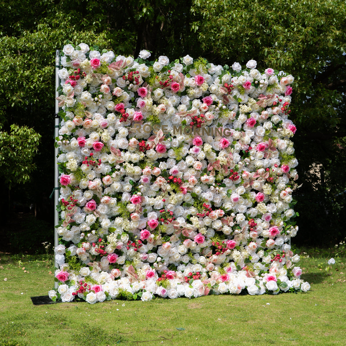 Juana | 5D Event-Ready Artificial Floral Wall Backdrop, Roll-Up Fabric | Shipping Included