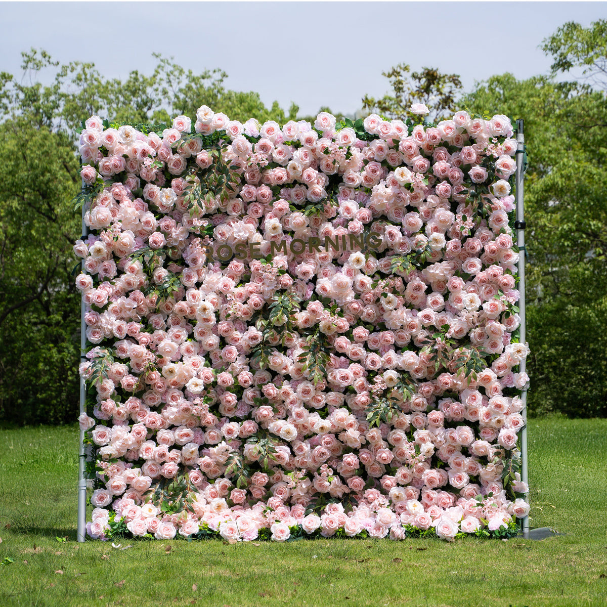Juli | 3D Event-Ready Artificial Floral Wall Backdrop, Roll-Up Fabric | Shipping Included